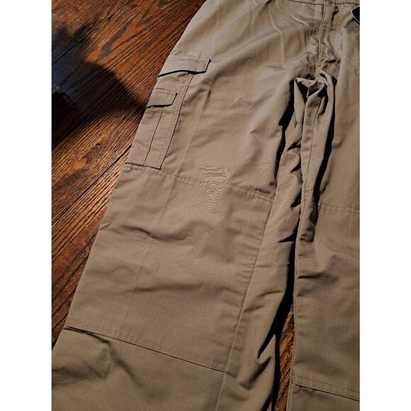 New TRU-SPEC Size 16 24-7 Series Ripstop Cargo Tactical Work Pants Tan Khaki NWT - Picture 3 of 11